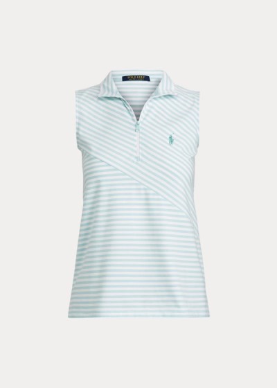 Ralph Lauren Sleeveless Golf Quarter-Zip Polo Shirt Dame Danmark (YSFNM5869)